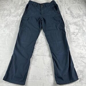 511 Tactical Pants Mens Tag 30x32 (Actual 32x32) Blue Stryke Cargo FlexTac